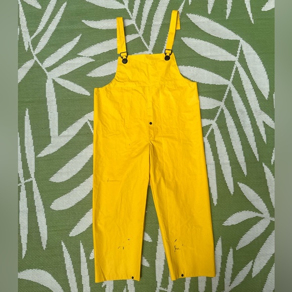 Vibrant Yellow Water Proof Suspenders, Open Road - Picture 1 of 3